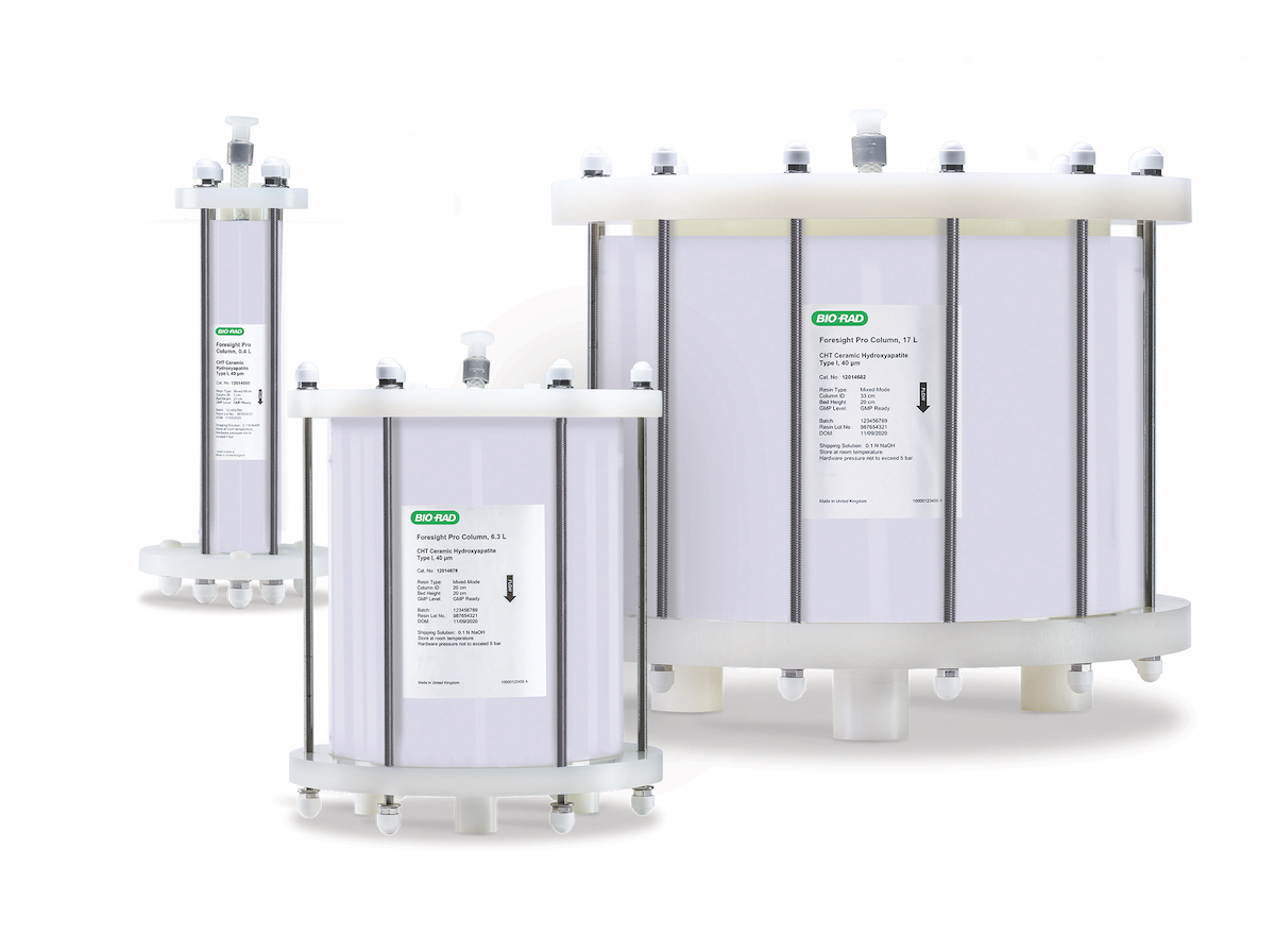 BioRad Launches Foresight Pro Columns for Biotherapeutic Production